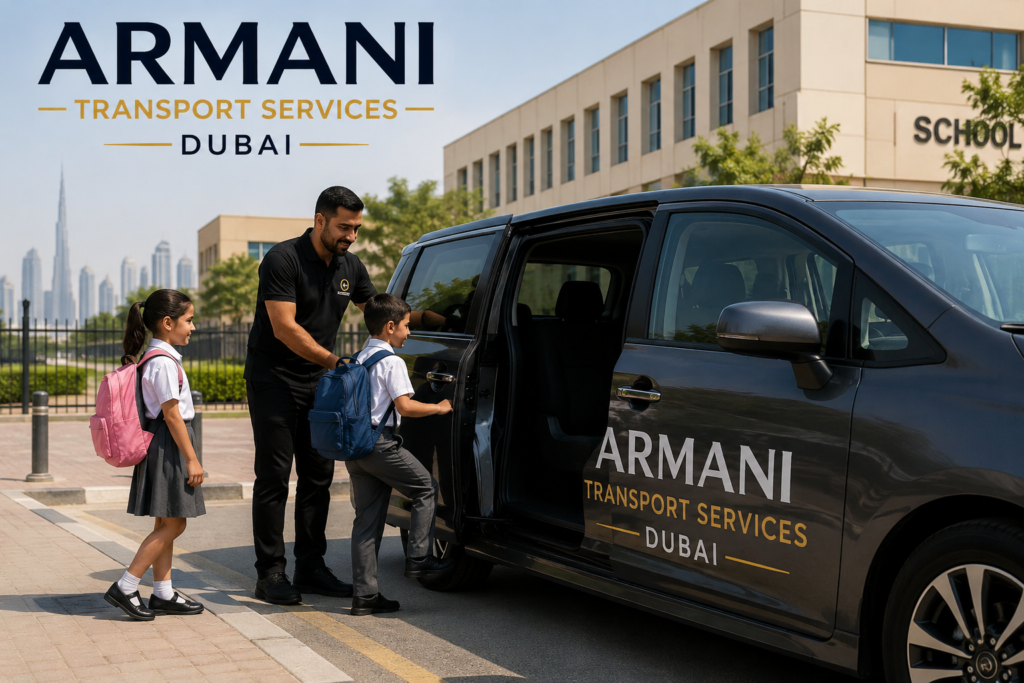 School Pick and Drop Service in Dubai by Armani Transport Services